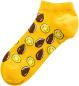 Preview: 6 Paar TippTexx 24 Damen Sneakersocken Bunte Früchte